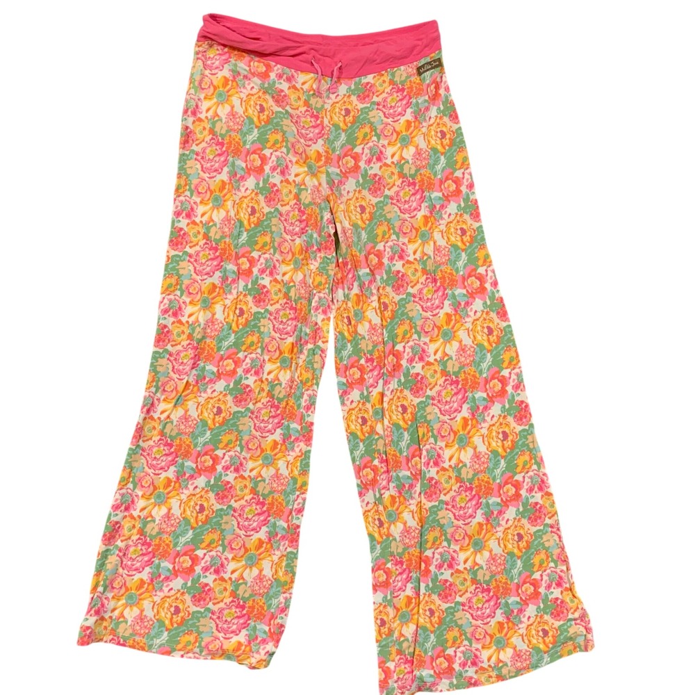 Vintage Matilda Jane‎ Size Medium Darling Dreams PJ Pant Pink Floral Bottoms